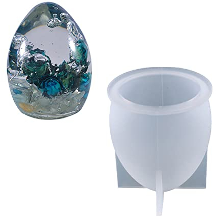 ISAKEN moules à Boules en Silicone en Forme de sphère 3D en résine époxy Moules de Veilleuse Moule de Lampe en Résine Moule en Silicone Boule de Veilleuse Moulle de Veilleuse pour Artisanat Décor