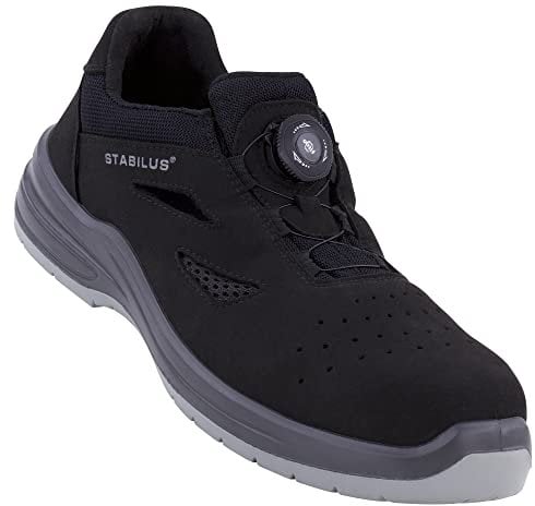 Stabilus Unisex Jorden Black Twist AIR S1PL Sicherheitsschuh, schwarz, 37 EU