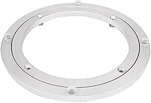 Aluminum Alloy Lazy Susan Bearing Ring Turntable - Full Size - Heavy Duty Rotating Swivel Plate Hardware, for DIY Display Unit, Kitchen Dining-Table, TV/Monitor Stand,46 Cm/18 Inch,Constructive23