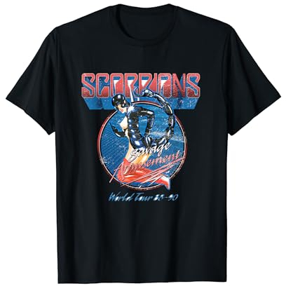 Offizielle Scorpions Savage Amusement World Tour T-Shirt