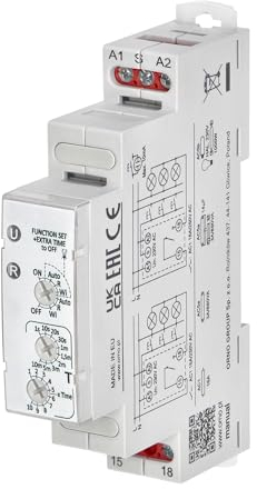 Miratic Temporizzatore Luci Scale Guida DIN 35mm