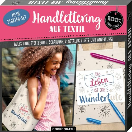 Mein Handlettering Starter-Set: auf Textil