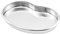 Plateaux en Acier Inoxydable - Plateau INOX - Réutilisable - en Forme de Haricot - Instrument de Laboratoire Dentaire - Plateau Chirurgical pour déchets médicaux,21,5 x 14,5 x 2,5 cm
