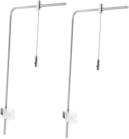 Housoutil Soporte De Luz Para Pecera Soporte Ajustable Lámpara Pecera Acero Inoxidable Fácil De Montar