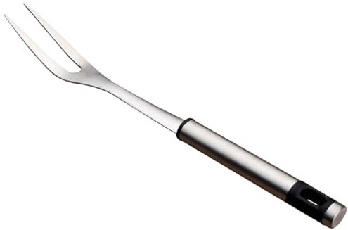 BESTonZON Fleischgabel Edelstahl mit Griff - 29.5cm Tranchiergabel, Grillgabel Serviergabel Professioneller Multifunktionales Kochgabel Fleischgabel für Grill Küche Truthahn Braten Abendessen