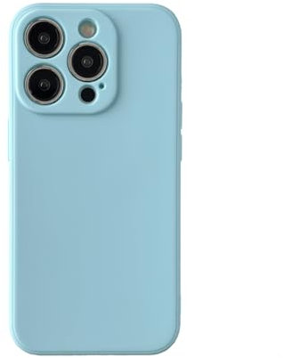 ZHK Kompatibel mit iPhone 14 Hülle Silikon, [Verbessertes TPU] Slim Fit Leicht [Kameraschutz] [Quadratische Kanten] Apple Handyhülle Cover für iPhone 14 6,1 Zoll, Babyblau