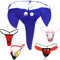 VemeFufu String Homme Sexy Hot Ficelle Elephant Mankini Thong Maillot de Bain pour Hommes Animaux de Style Éléphant Taille Unique 1 Pièces Bleu