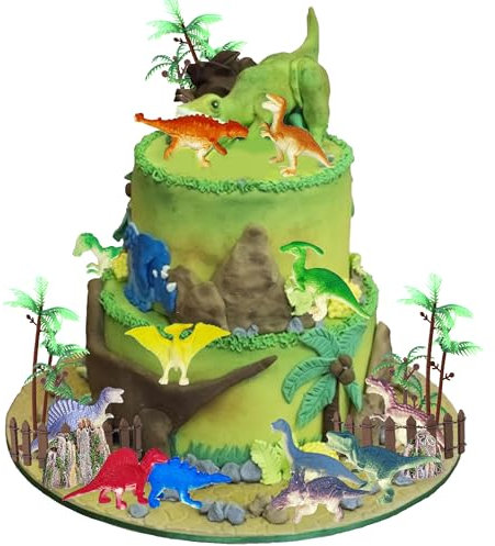 3D Dinosaur Cake Toppers Decorations