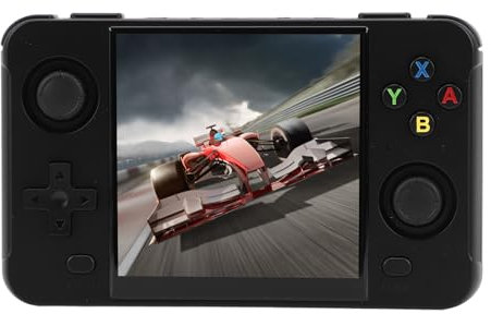 Retro-Handspielkonsole, 4,0-Zoll-IPS-Bildschirm, 2 Joystick-Retro-Game-Emulator mit 16G- und 64G-2-Karte, RK3566ARM 64bit, Unterstützt HDMI-TV-Ausgang 2,4G Wi-Fi, 2 Spieler