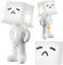OKESYO Lustige LED Tischleuchte Kreative A Little Shy Man Nachttischlampe Wiederaufladbar Tischlampe mit Schirm Romantische LED Nachttischlampe Geschenk für Familie, Kinder, Freunde, Kollegen