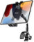 Handlebar Tablet Holder for Bike Pram Moto Wheelchair [Metal Gooseneck Arm] Stroller Boat Treadmill Bicycle Tablet Mount Clamp for iPad Mini Air Pro, Galaxy, Kindle, Fire, iPhone, 4-13