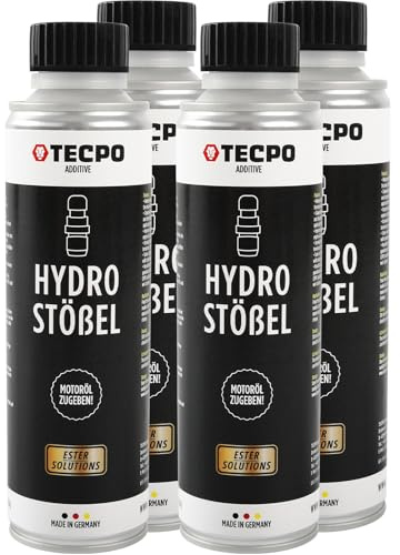 TECPO 4x Hydrostößel Ester Additiv, 300ml - Zum beseitigen von störenden Klappergeräusche