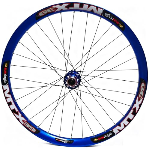 Schnellspanner Dirt Jump Bike Vorderrad Hinterrad 26/27,5 Zoll Mountainbike-Räder Felgen Aus Aluminiumlegierung Scheibenbremse 32H-Naben Für 7-12 Gänge(Front,26in)