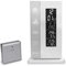 Wetterstation WS 6600 mit Vorhersage von Wettersituation durch in Glas gelaserte 3D-Wettersymbole