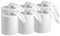 Bobine Essuie-mains - Dévidage Central - Pure Ouate 2x18g/m² - Pack De 6 Bobines - 450 Formats - Dimension 20x24cm - Sf20502 - Fabricant Français