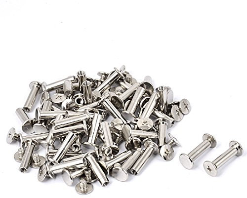 sourcing map 50Sätze Schraubsäule 3/16(5mm) Lochdurchmesser Innen 5x18mm Befestigung