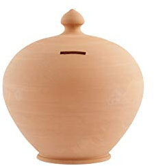 H&H Hucha cerámica Redonda Rugosa cm 15