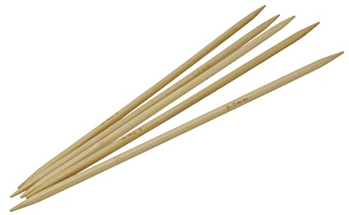 Gründl Nadelspiel aus Bambus, 20 Cm Länge, NS 5, Art. 1247-500