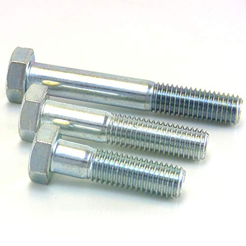 50 Stück - Sechskantschrauben metrisch mit Teilgewinde 8.8 / M5 - M10 a (10 x 140)