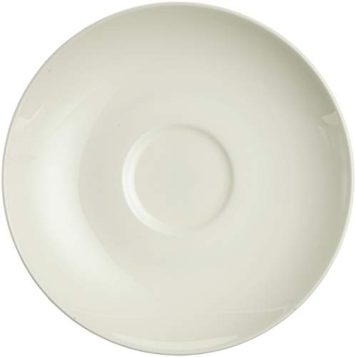 Villeroy & Boch Royal Kaffee-/Tee-Untertasse, Porzellan, Weiß, 15 x 15 x 8 cm, 6 Einheiten