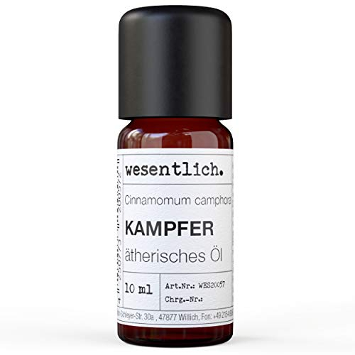 Kampferöl - reines ätherisches Öl von wesentlich. - 100% naturrein aus der Glasflasche (10ml)