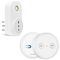 LoraTap Presa Telecomandata con Telecomando, Spina Elettrica con Interruttore Senza Fili 200m Controllo Remoto On/Off per Elettrodomestici, Presa Wireless Italiana 10A 16A, Bianco, 2 Anni di Garanzia