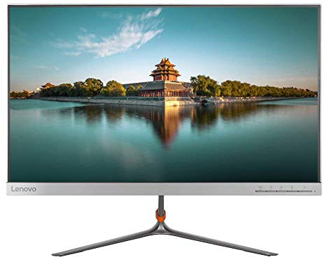 Lenovo L24q-10 (65CFGAC3UK) 23.8 Inch QHD Monitor (IPS, 3 Side Borderless, 60 Hz, 4 ms, 300 nits, HDMI, DisplayPort) - Tilt Stand