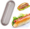 Mini Backform Baguette Französische Brotform, Antihaftbeschichtet Baguetteplatte Zum Backen Von Briochebrötchen, Hot Dogs, 19 X 7 X 2,5cm