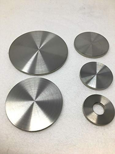 Edelstahl Ronde 4mm V2A 30-80mm Ankerplatte Deckel Flansch Bodenplatte Platte VA (40x4)