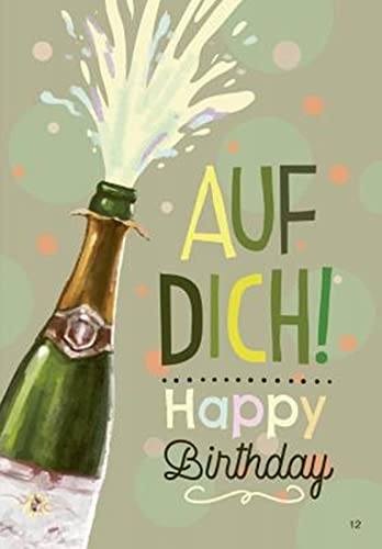 Depesche 0011673-012 - Glückwunsch-Karte zum 70. Geburtstag, ausgefallene Geburtstagskarte mit Musik, Spruch und beweglichen Elementen, inkl. Umschlag, 14,8 x 21 cm
