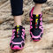 WUHX Fahrradschuhe Damen, Lock-Free Radfahren Wanderschuhe rutschfeste Atmungsaktive MTB Rennradschuhe Reiten Turnschuhe,Pink-41
