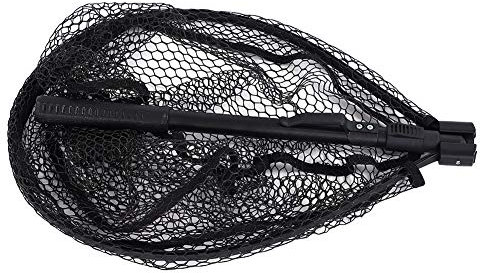 Filet de pêche Flottant,épuisette à Main en Alliage d'aluminium, épuisette Portable revêtue de Caoutchouc,Epuisettes et Filets,équipement de pêche pour Kayak,Rive,Jetée,pêche en Bateau