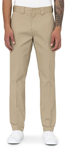 Dickies Herren Hose Slim fit 872 Workpant Khaki (DE/NL/SE/PL, Bundweite & Schrittlänge, 30, 32)