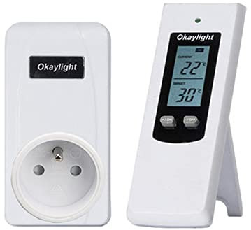 InnovTec Commutateur Thermostat contrôle de température numérique Prise Programme sans Fil Intelligent régulateur Refroidissement Chauffage