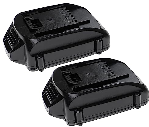 EXTENSILO 2X Akku kompatibel mit AL-KO GTLi, GTLi 18V Comfort, GT 2025 (113535), HS 2015 (113625) Werkzeug (2500 mAh, Li-Ion, 18 V)