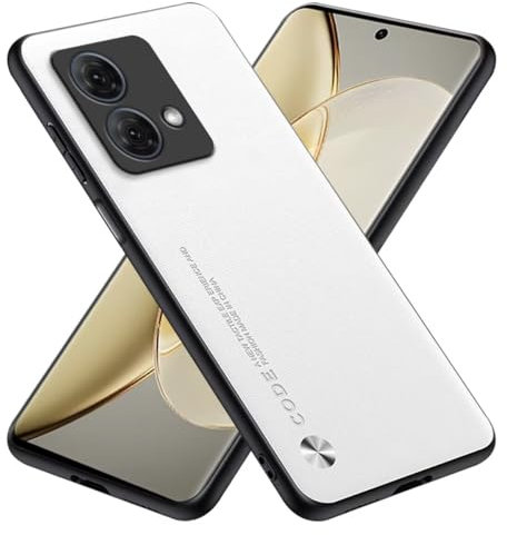 RankOne Coque Compatible avec Motorola Moto Edge 40 Neo (6.55), Etui en Silicone Housse - Blanc