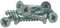 O4L Gerätschrauben für Unterputz Schalterdosen, Senkkopf, Kreuz 3,2x15mm 10 Stück