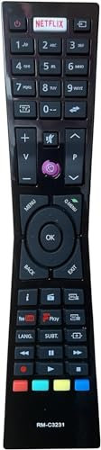 RM-C3231 Replacement Remote Control for JVC Smart TV LT-32C671 LT-32C670 LT-24C661 LT-43C680 LT-40C860 LT-55C860 LT-55C760 LT-32C666 LT-43C870