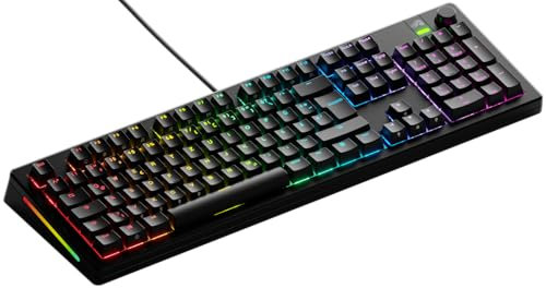 Glorious Gaming GMMK 3: Mechanical Keyboard, Full Size 100%, Modular Sealing System, Doubleshot PBT Keycaps, Aluminium Switch Plate, Hot-Swap (3/5 Pin), German QWERTZ - Black