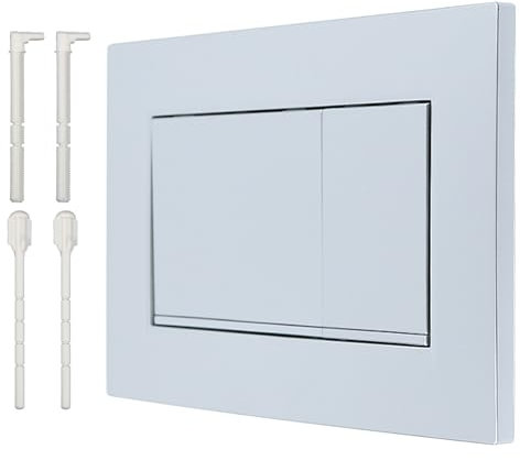 Placa de accionamiento para Geberit Sigma30, 115.883.16.1 placa de accionamiento para 2 volúmenes de enjuague, doble accionamiento, accionamiento frontal (plata brillante)
