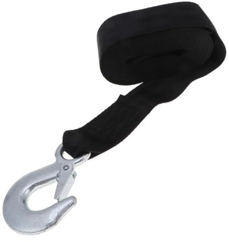 GLEAVI Cinghia Per Verricello Elastica Tonnellate Gancio Per Traino Manuale Cinghie Per Rimorchio e Barca Cavo Di Traino Resistente Per Auto e Suv Sostituzione Per Cinghie Di Verricello