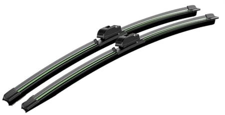 YZCSYBBF Für Seat Für Leon 1M MK1 1P MK2 5F MK3 KL MK4 2000-2023 Frontscheibenwischerblätter 2 Stück Windschutzscheibenfenster-Zubehör Scheibenwischerblätter(Schwarz,5F MK3 (2012-2018))