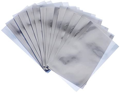 GLEAVI Selbstverschließendes Statisches Beutelset 12x6cm 200 Stück Mainboard-tasche - Statische Chip-tasche Durchscheinendes Pet Cpp-material