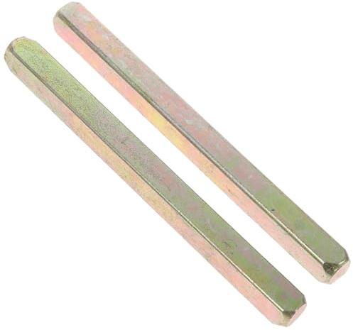 STOBOK 2pcs Replacement Door Handle Spindle Bar 8x8x100mm Antique Style Iron Spindle for Knob Locks Suitable for Old Style Door Hardware