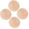 Milisten 4pcs Croquet Golf Wooden Bocce Balls for Boys and Girls Family Outdoor Activities Garden Games