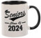 PRETYZOOM Taza de Graduación de Cerámica Reutilizable Resistente Calor para Café y para Celebraciones y Souvenirs de Fin
