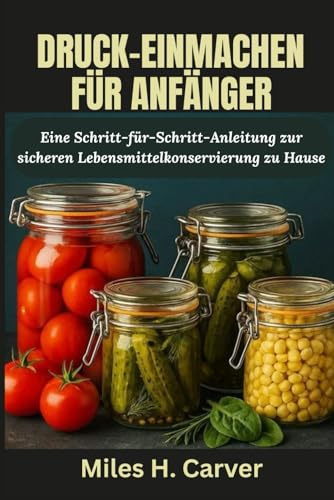 DRUCK-EINMACHEN FÜR ANFÄNGER: Eine Schritt-für-Schritt-Anleitung zur sicheren Lebensmittelkonservierung zu Hause