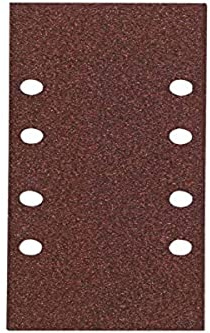 HIKOKI 753035 - Papel de lija para lijadoras orbitales 93x230 mm grano 120 Clip-on (Envase 10 ud.)