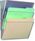 Universal UNV53682 Wandordner-Starter-Set mit 3 Fächern, Briefgröße, transparent (1 Set)