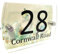 CS Printing House Number Sign Plaque Garden Glass Effect Acrylic Sign Door Plate Marble Wall Display 2 Part Branded Acrylic (Vintage Butterfly)